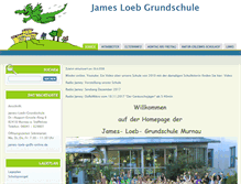 Tablet Screenshot of james-loeb-grundschule.de